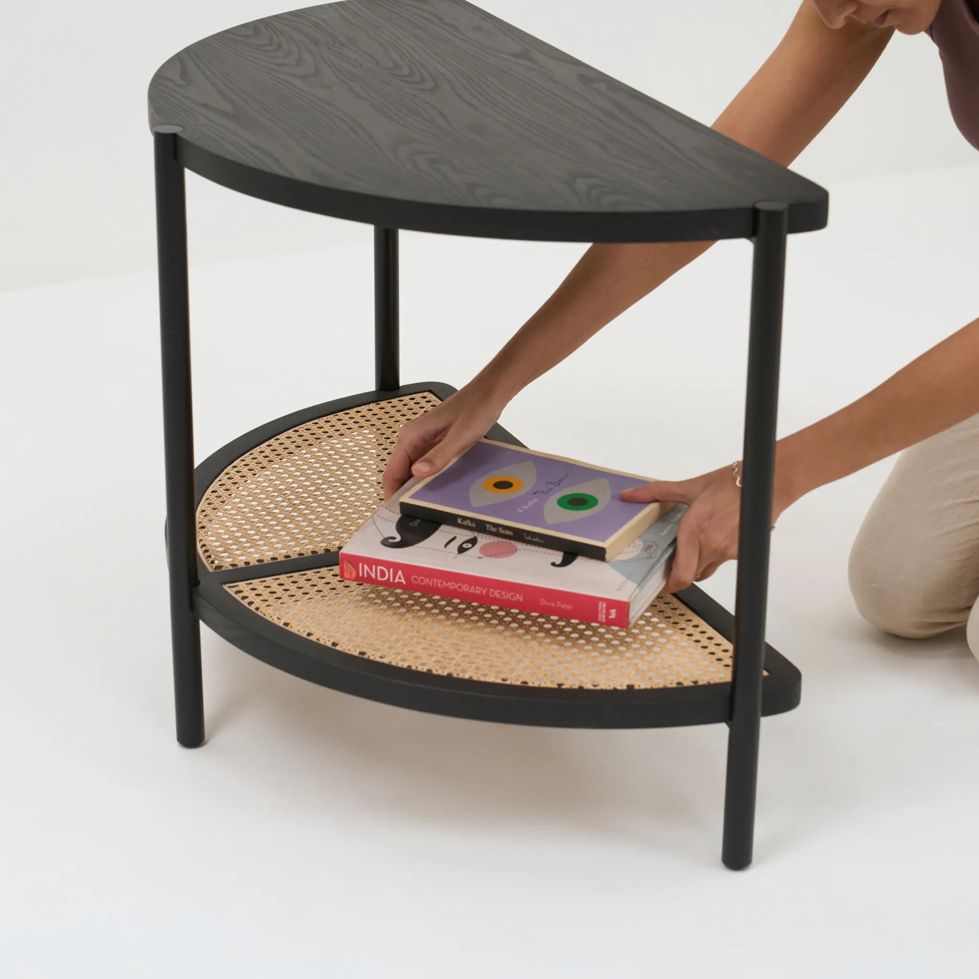 CRESCENT SIDE TABLE