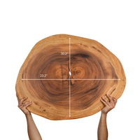 LIVE EDGE SLAB - COFFEE TABLE