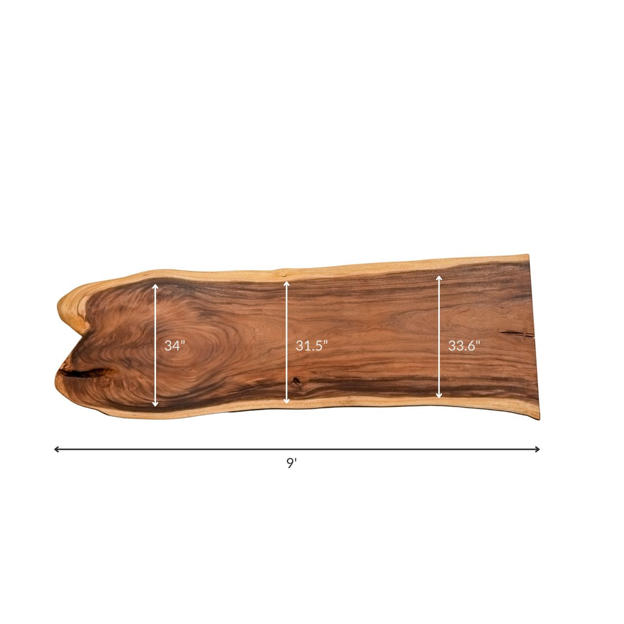 LIVE EDGE SLAB - DINING TABLE