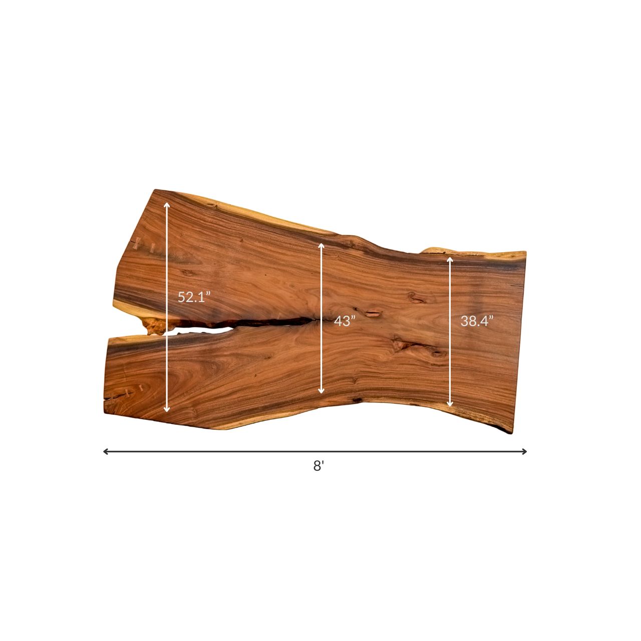 LIVE EDGE SLAB - DINING TABLE