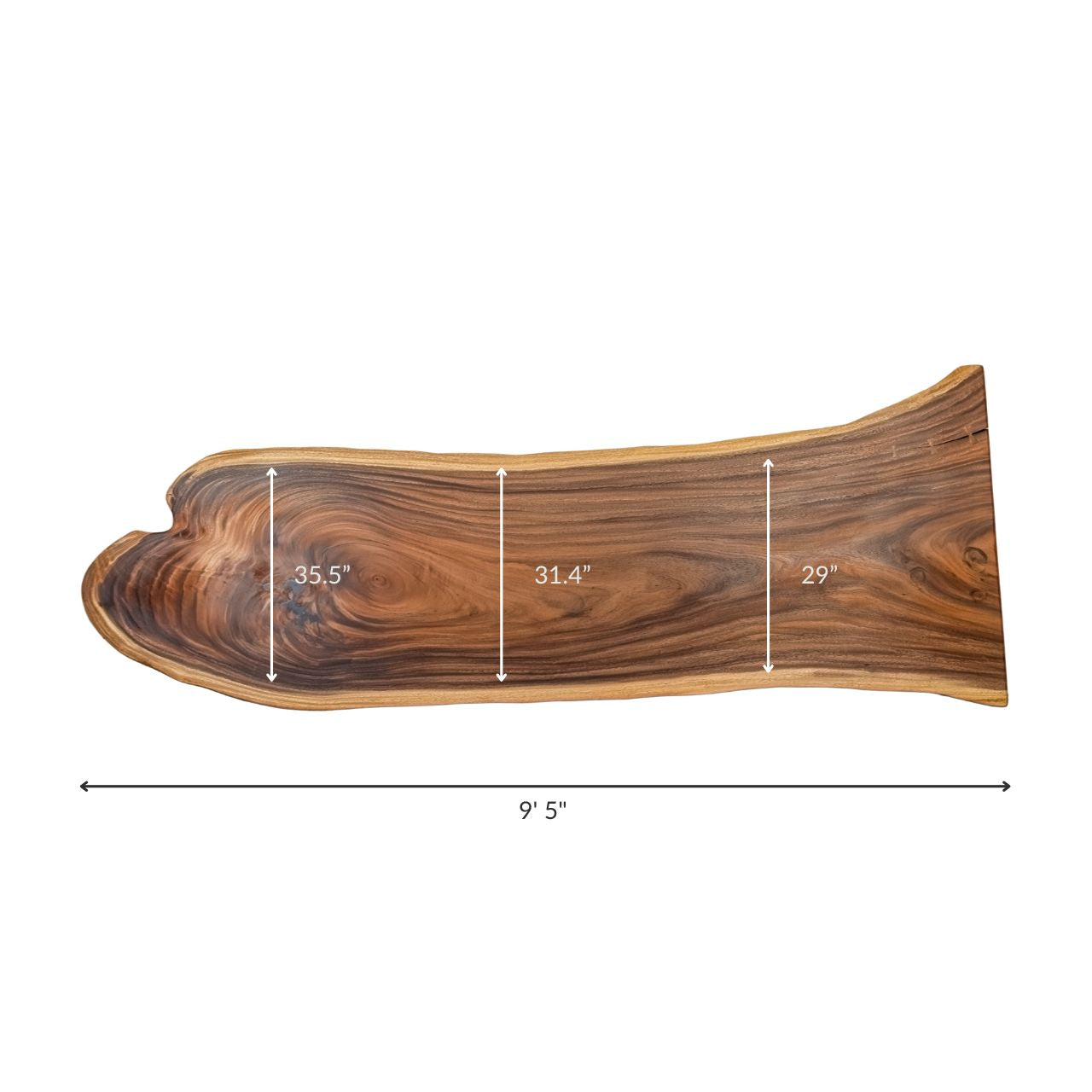 LIVE EDGE SLAB - DINING TABLE
