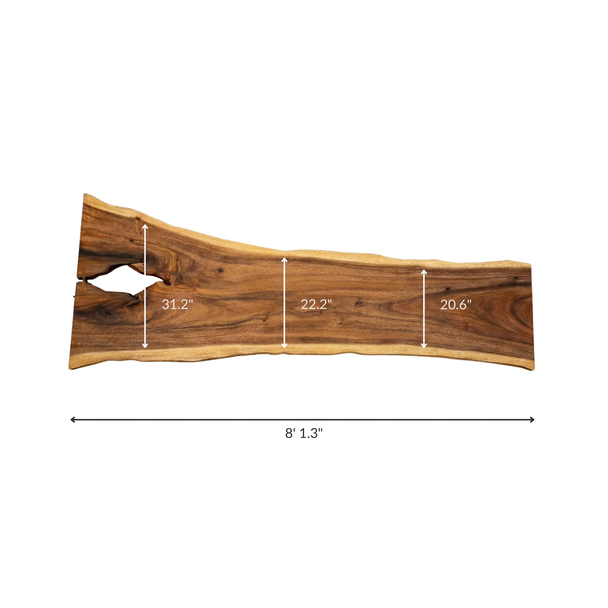 LIVE EDGE SLAB - HEADBOARD