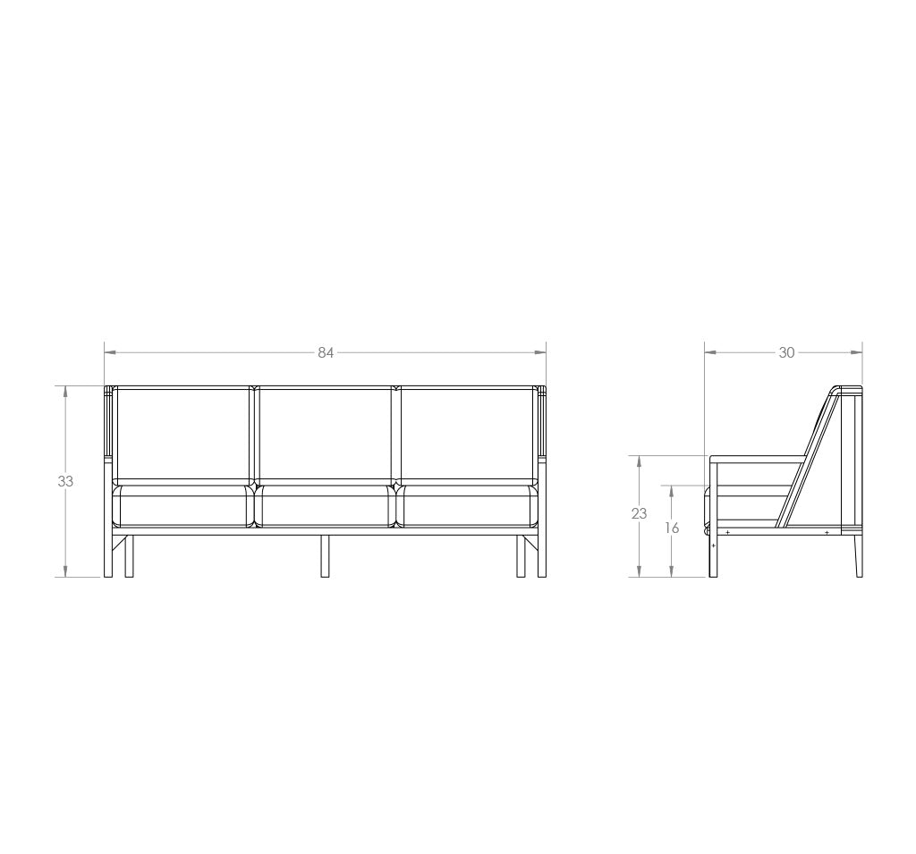 LIMA 3 SEATER