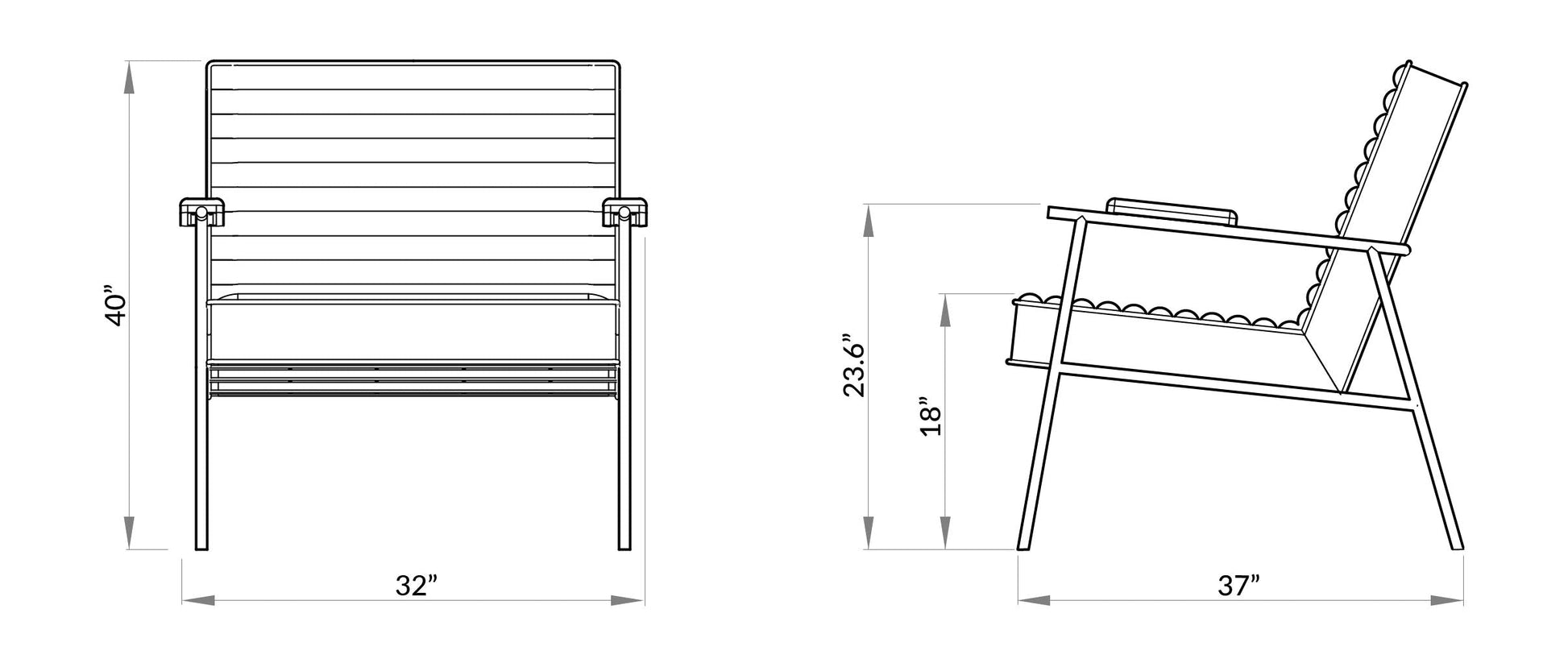 ZEPLIN LOUNGE CHAIR