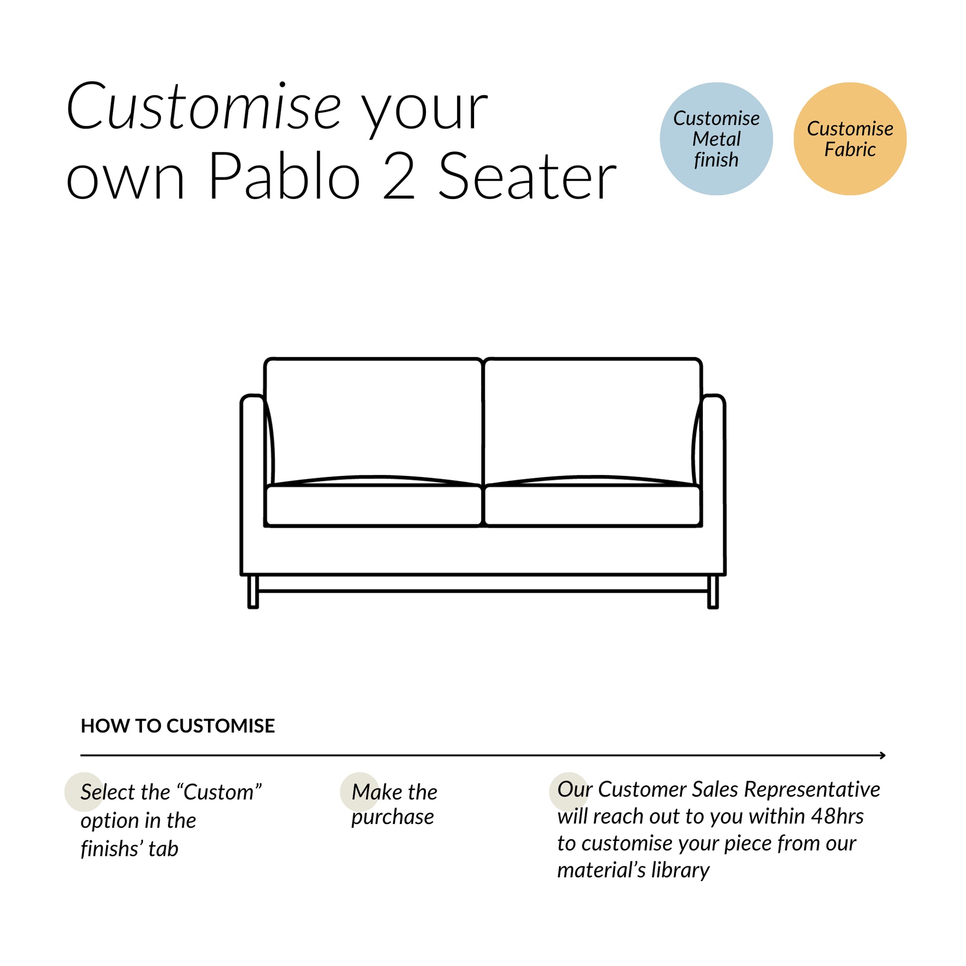 PABLO 2 SEATER | PRIMO
