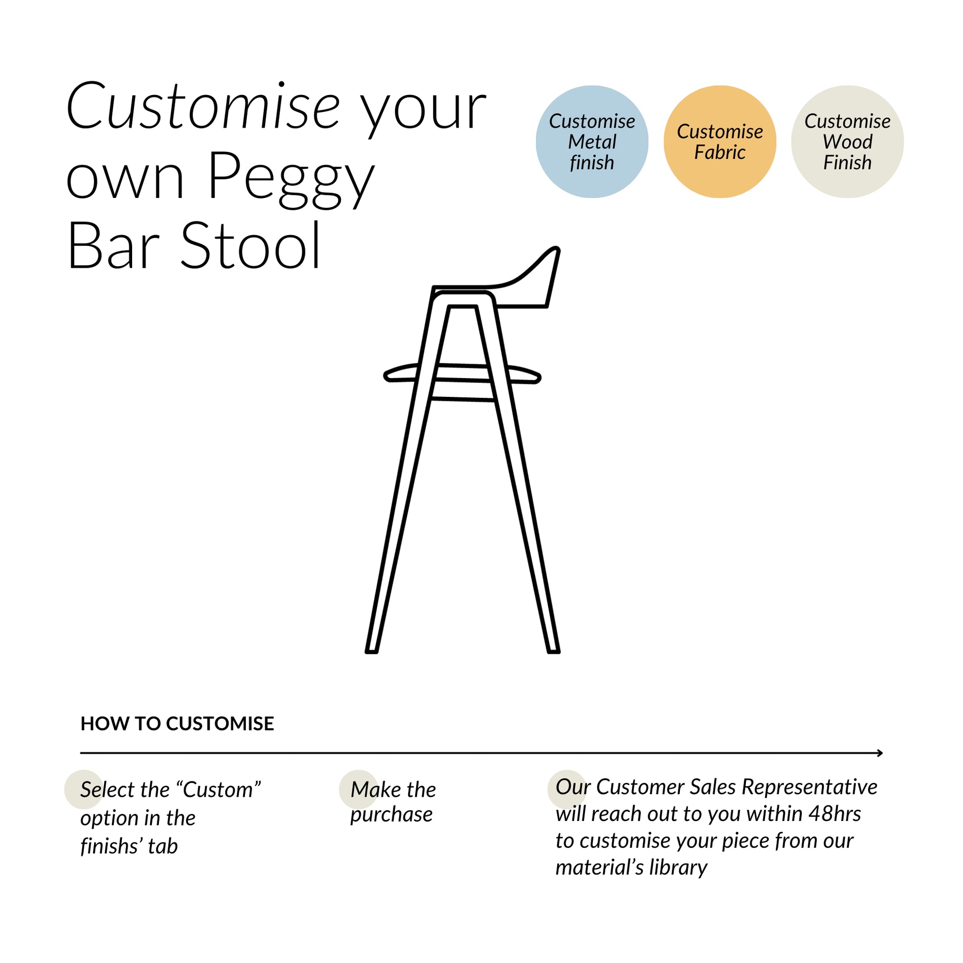PEGGY BAR STOOL