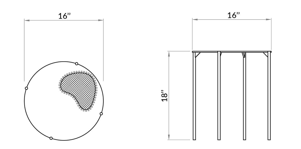 MOBO CIRCLE SIDE TABLE