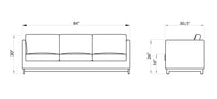 PABLO | 3 SEATER SOFA