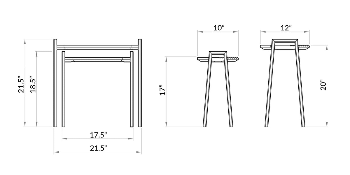 PETRA NESTING TABLE