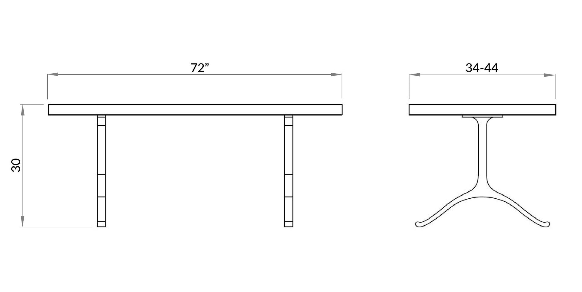 PRANCE DINING TABLE | 4-6 SEATER