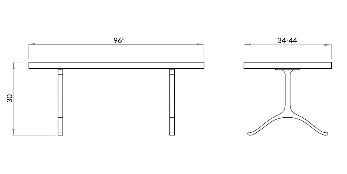 PRANCE DINING TABLE | 6-8 SEATER