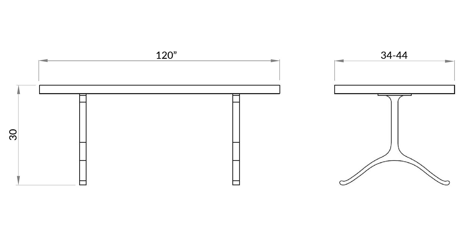 PRANCE DINING TABLE | 8-10 SEATER