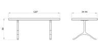 PRANCE DINING TABLE | 8-10 SEATER