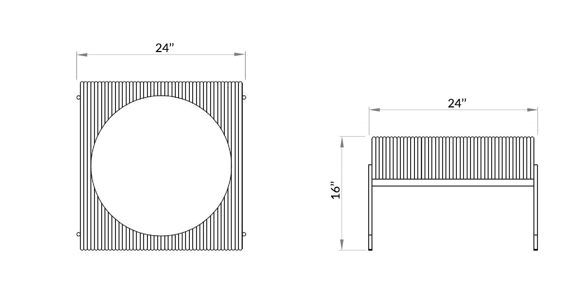 TREBLE COFFEE TABLE