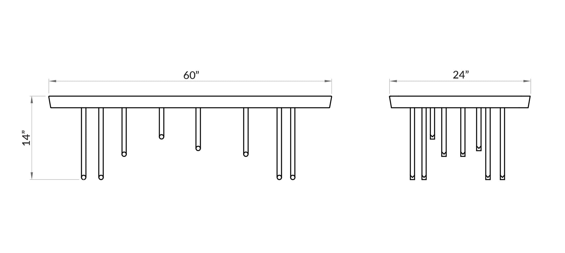 TRELLIS  COFFEE TABLE
