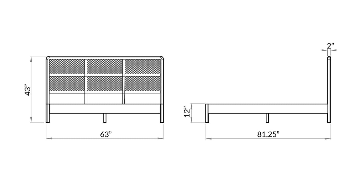 WICKHAM BED | QUEEN SIZE